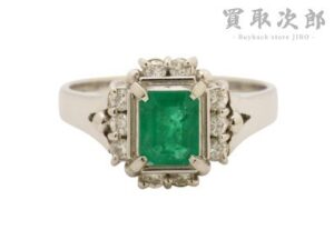 エメラルド ダイヤモンド リング 買取実績